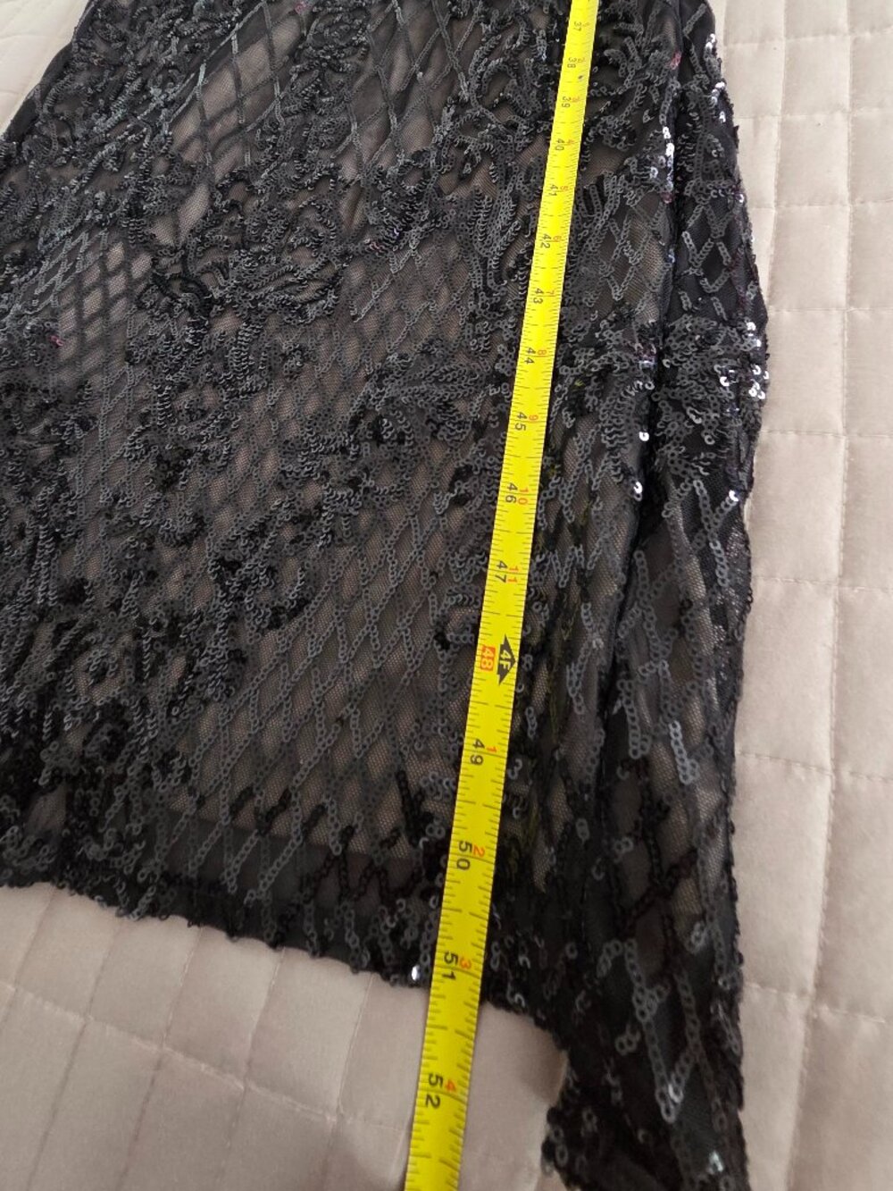Nwt Lulus Moonlit Love Black Sequin Sleeveless Maxi Dress Xs - Picture 13 of 16